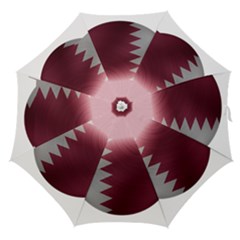 Qatar Flag Country Nation National Straight Umbrellas by Sapixe