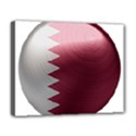 Qatar Flag Country Nation National Deluxe Canvas 20  x 16  (Stretched) View1