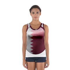 Qatar Flag Country Nation National Sport Tank Top  by Sapixe