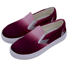 Qatar Flag Country Nation National Kids  Canvas Slip Ons by Sapixe