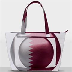 Qatar Flag Country Nation National Back Pocket Shoulder Bag 