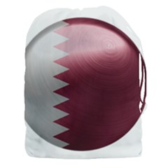 Qatar Flag Country Nation National Drawstring Pouch (xxxl) by Sapixe