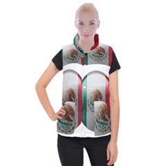 Mexico Flag Country National Women s Button Up Vest by Sapixe