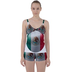 Mexico Flag Country National Tie Front Two Piece Tankini by Sapixe