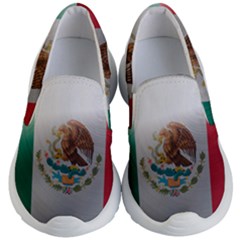 Mexico Flag Country National Kids  Lightweight Slip Ons by Sapixe