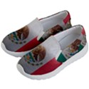 Mexico Flag Country National Kids  Lightweight Slip Ons View2