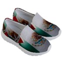 Mexico Flag Country National Kids  Lightweight Slip Ons View3