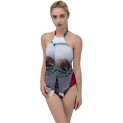 Mexico Flag Country National Go With The Flow One Piece Swimsuit by Sapixe