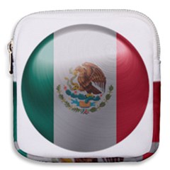 Mexico Flag Country National Mini Square Pouch by Sapixe