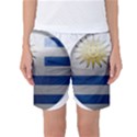 Uruguay Flag Country Symbol Nation Women s Basketball Shorts View1