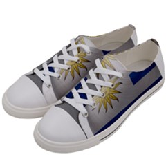 Uruguay Flag Country Symbol Nation Women s Low Top Canvas Sneakers by Sapixe