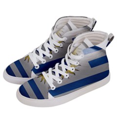 Uruguay Flag Country Symbol Nation Men s Hi-top Skate Sneakers by Sapixe