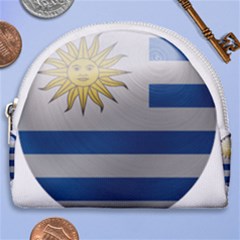 Uruguay Flag Country Symbol Nation Horseshoe Style Canvas Pouch by Sapixe