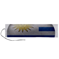 Uruguay Flag Country Symbol Nation Roll Up Canvas Pencil Holder (l) by Sapixe