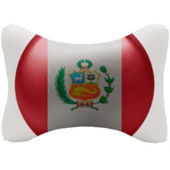 Peru Flag Country Symbol Nation Seat Head Rest Cushion