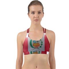 Peru Flag Country Symbol Nation Back Web Sports Bra by Sapixe