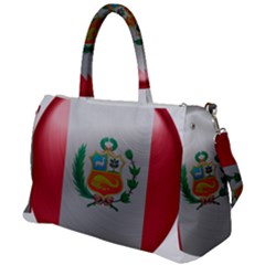 Peru Flag Country Symbol Nation Duffel Travel Bag by Sapixe