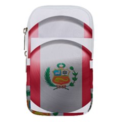 Peru Flag Country Symbol Nation Waist Pouch (small)