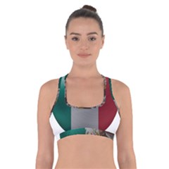 Flag Home Country National Symbol Cross Back Sports Bra by Sapixe