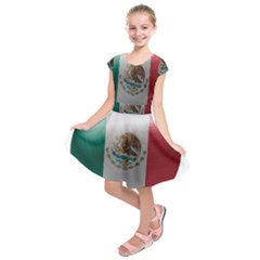 Flag Home Country National Symbol Kids  Short Sleeve Dress by Sapixe