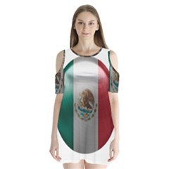 Flag Home Country National Symbol Shoulder Cutout Velvet One Piece by Sapixe