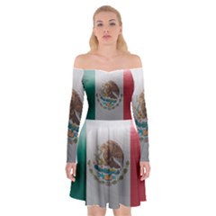 Flag Home Country National Symbol Off Shoulder Skater Dress