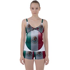 Flag Home Country National Symbol Tie Front Two Piece Tankini by Sapixe