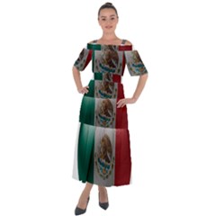 Flag Home Country National Symbol Shoulder Straps Boho Maxi Dress  by Sapixe