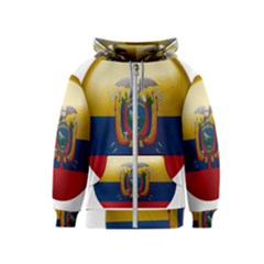 Ecuador Flag Ecuadorian Country Kids  Zipper Hoodie