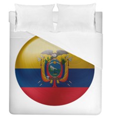 Ecuador Flag Ecuadorian Country Duvet Cover (queen Size) by Sapixe