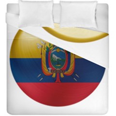 Ecuador Flag Ecuadorian Country Duvet Cover Double Side (king Size) by Sapixe