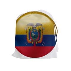 Ecuador Flag Ecuadorian Country Drawstring Pouch (xl) by Sapixe