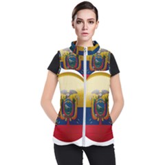 Ecuador Flag Ecuadorian Country Women s Puffer Vest by Sapixe