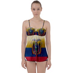 Ecuador Flag Ecuadorian Country Babydoll Tankini Set by Sapixe