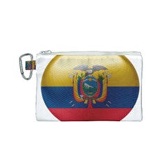 Ecuador Flag Ecuadorian Country Canvas Cosmetic Bag (small) by Sapixe