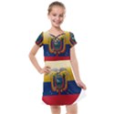 Ecuador Flag Ecuadorian Country Kids  Cross Web Dress View1