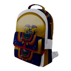 Ecuador Flag Ecuadorian Country Flap Pocket Backpack (large) by Sapixe