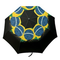 Flag Brazil Country Symbol Folding Umbrellas by Sapixe