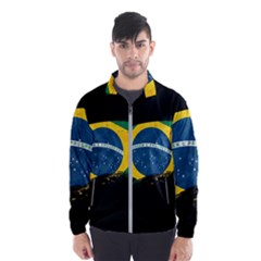 Flag Brazil Country Symbol Men s Windbreaker