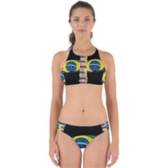 Flag Brazil Country Symbol Perfectly Cut Out Bikini Set by Sapixe