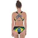 Flag Brazil Country Symbol Criss Cross Bikini Set View2