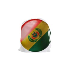 Bolivia Flag Country National Drawstring Pouch (small) by Sapixe