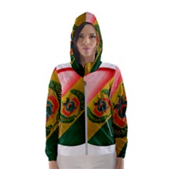 Bolivia Flag Country National Women s Hooded Windbreaker