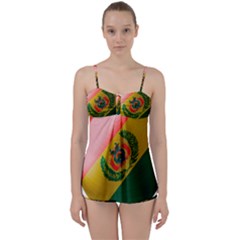 Bolivia Flag Country National Babydoll Tankini Set by Sapixe