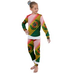 Bolivia Flag Country National Kids  Long Sleeve Set 