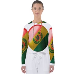 Bolivia Flag Country National Women s Slouchy Sweat by Sapixe