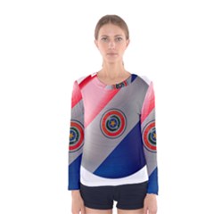 Paraguay Flag Country Nation Women s Long Sleeve Tee