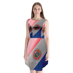 Paraguay Flag Country Nation Sleeveless Chiffon Dress   by Sapixe