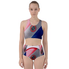 Paraguay Flag Country Nation Racer Back Bikini Set by Sapixe