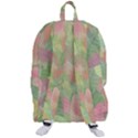 Watercolor leaves pattern Travelers  Backpack View3